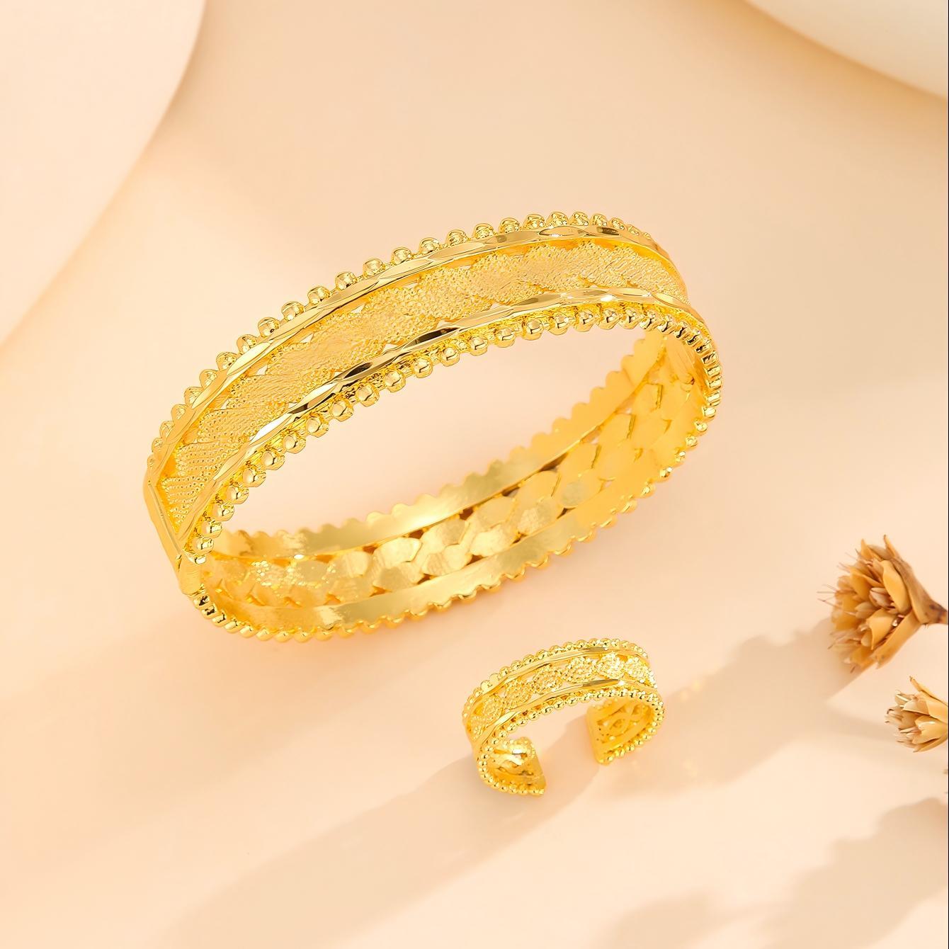 Set 2 Braccialetti Vintage Oro