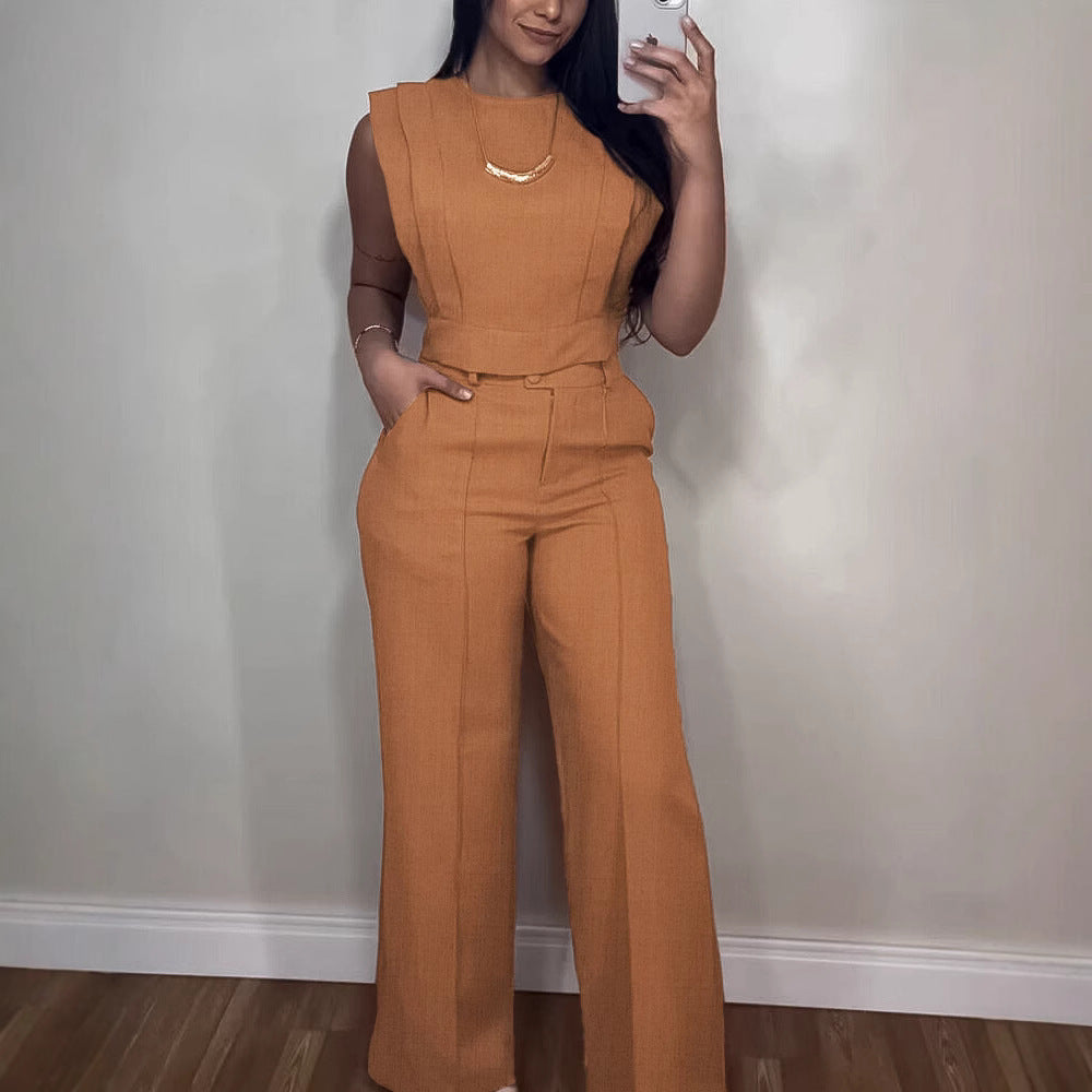Completo Estivo Top Pantaloni