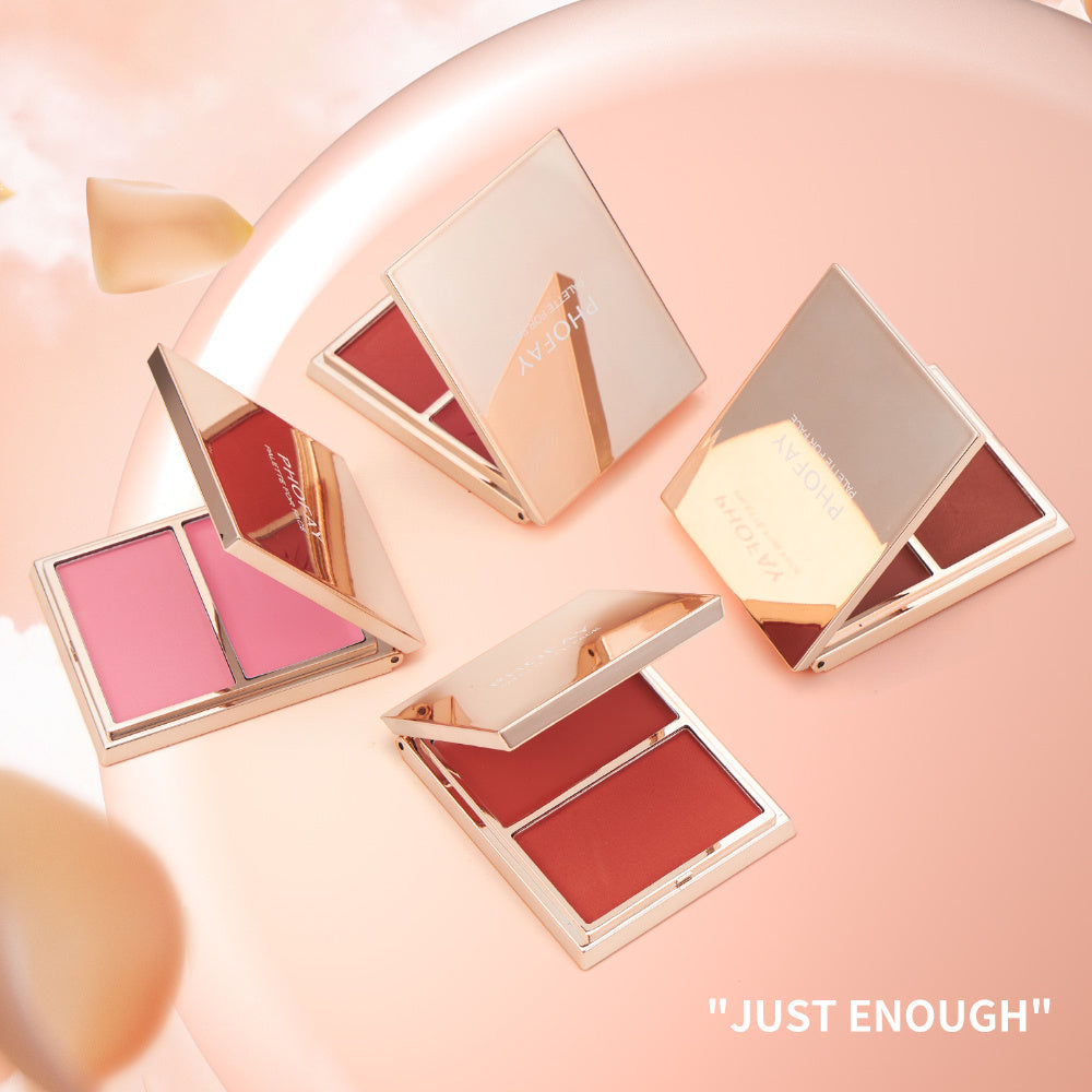 PHOFAY Blush Duo Crema Polvere