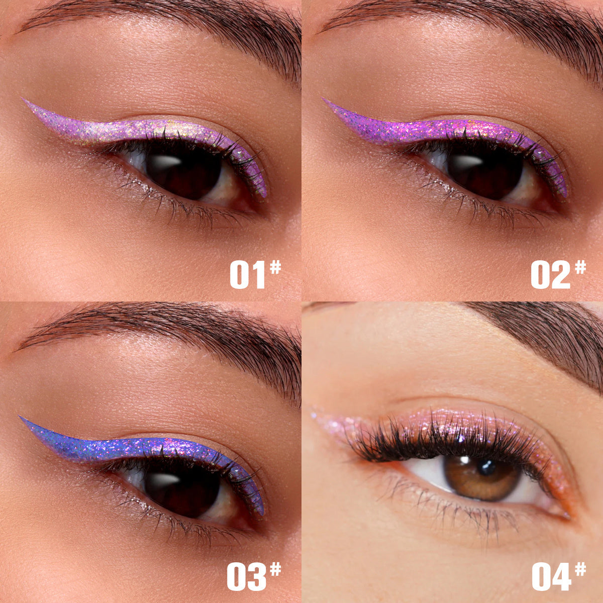 PHOFAY Set Eyeliner Glitter