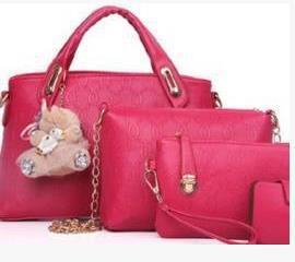 Set 4 Borse Coreane Goffrate
