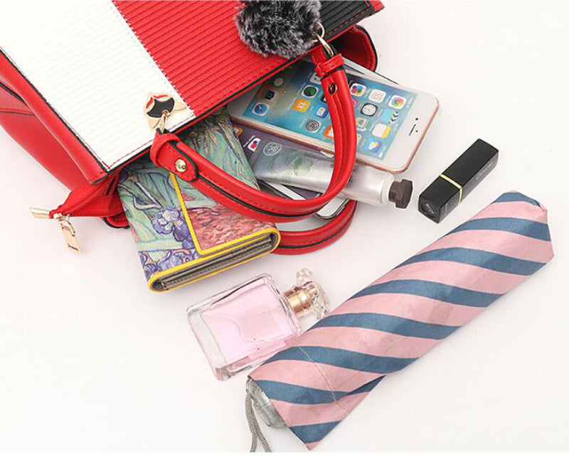 Borsa Donna Pon Pon Patchwork