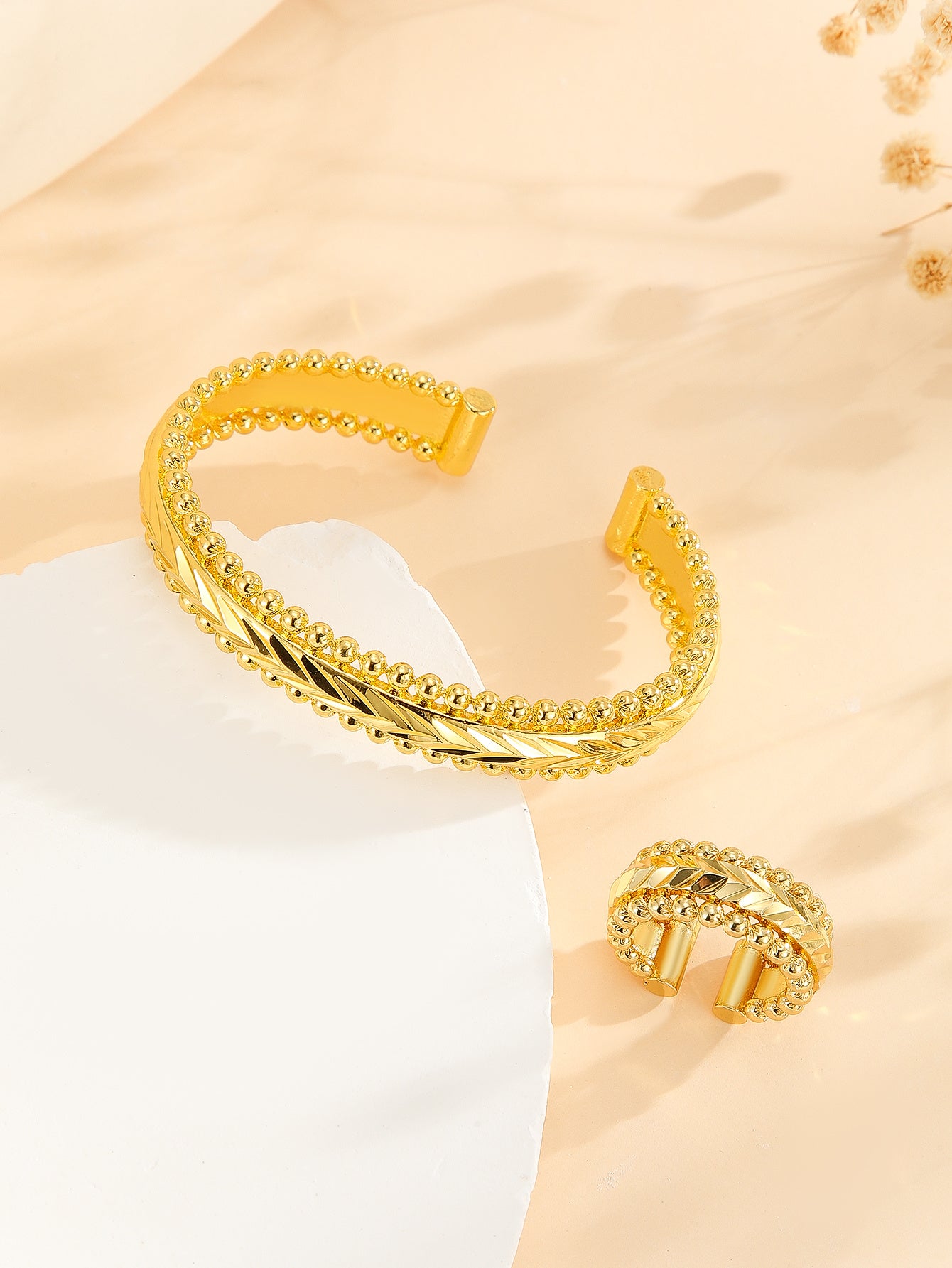 Set 2 Braccialetti Vintage Oro