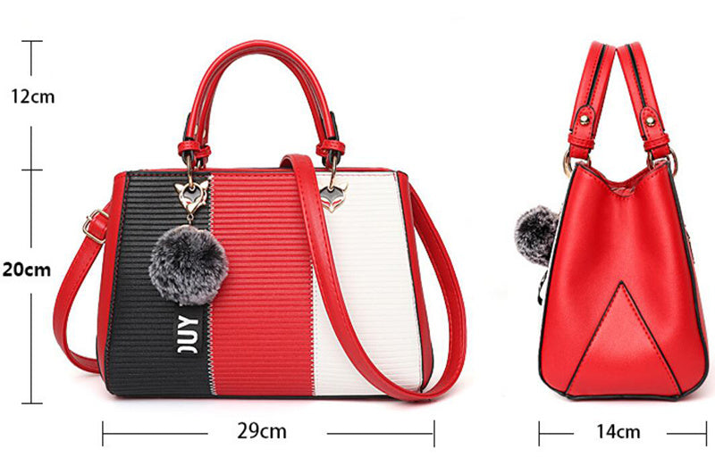Borsa Donna Pon Pon Patchwork