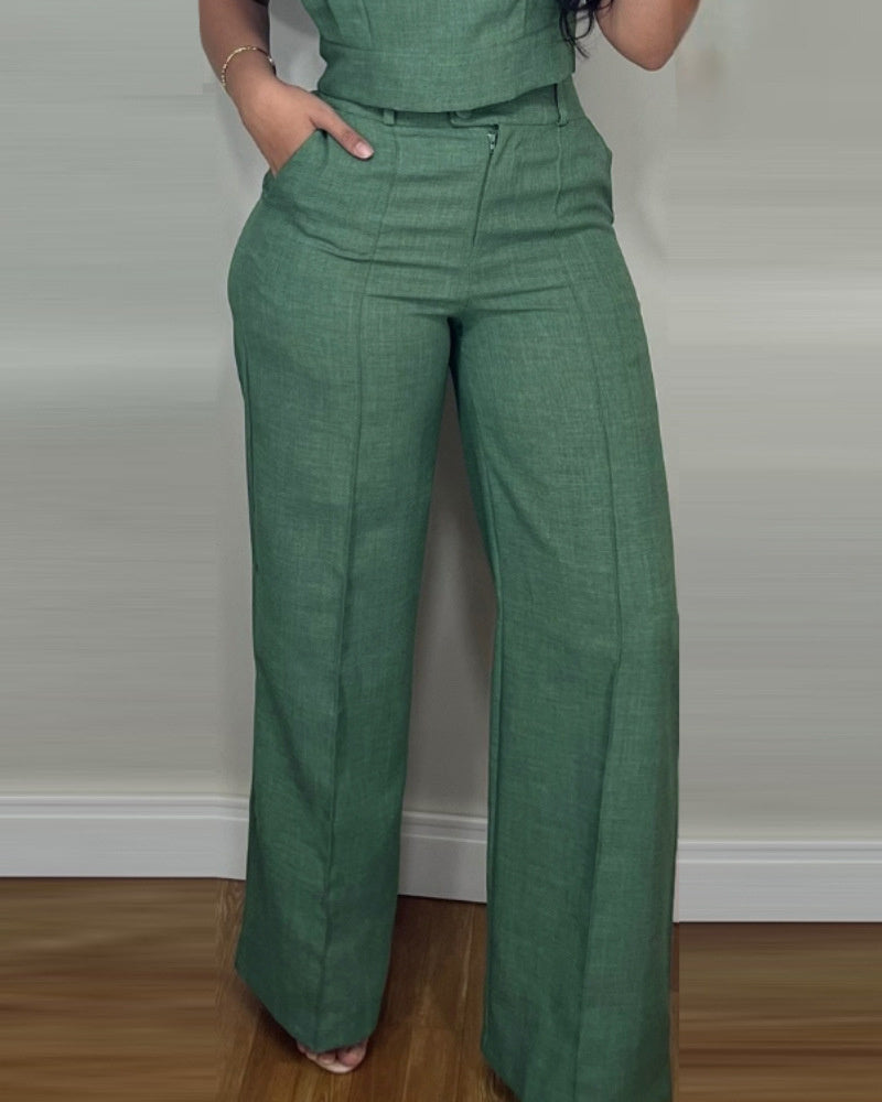 Completo Estivo Top Pantaloni