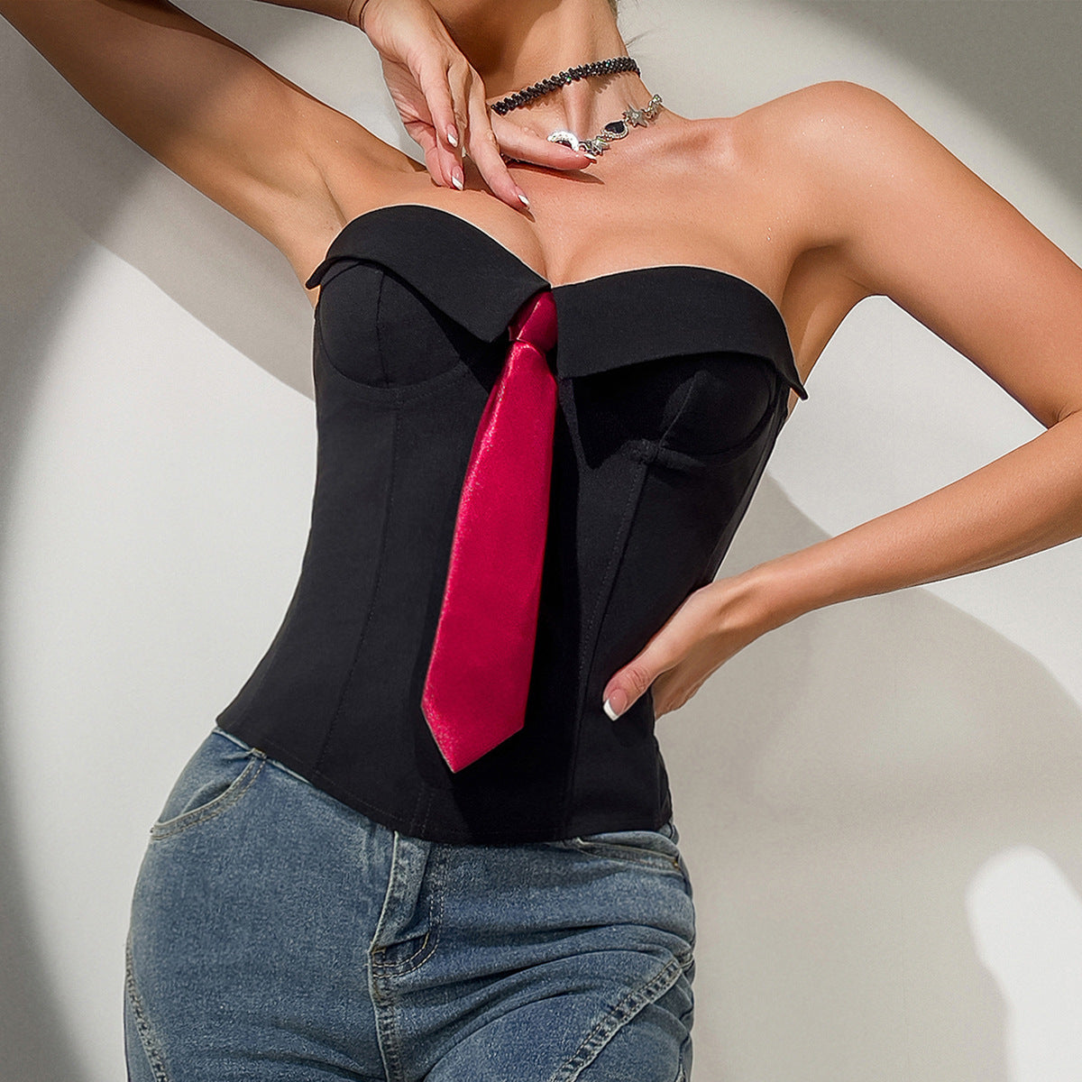 Top Y2K Bandeau Annodato