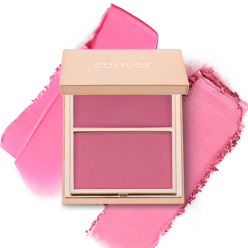 PHOFAY Blush Duo Crema Polvere