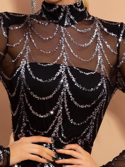 Women Sequins Maxi Dresses