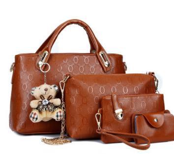 Set 4 Borse Coreane Goffrate