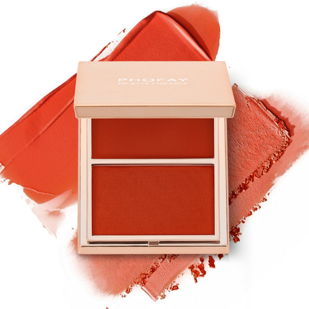 PHOFAY Blush Duo Crema Polvere