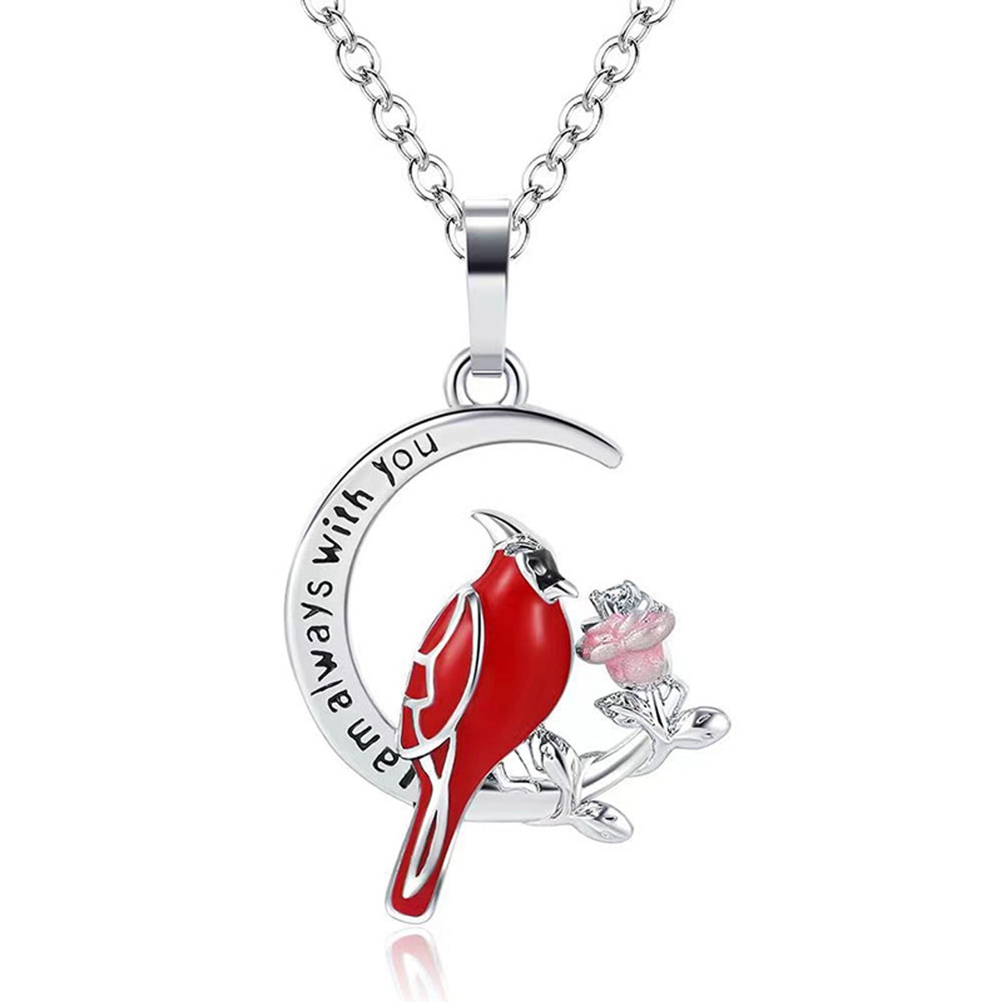 Collana Cuore Cardinale Regalo