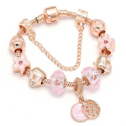 Braccialetto Oro Rosa Geometrico