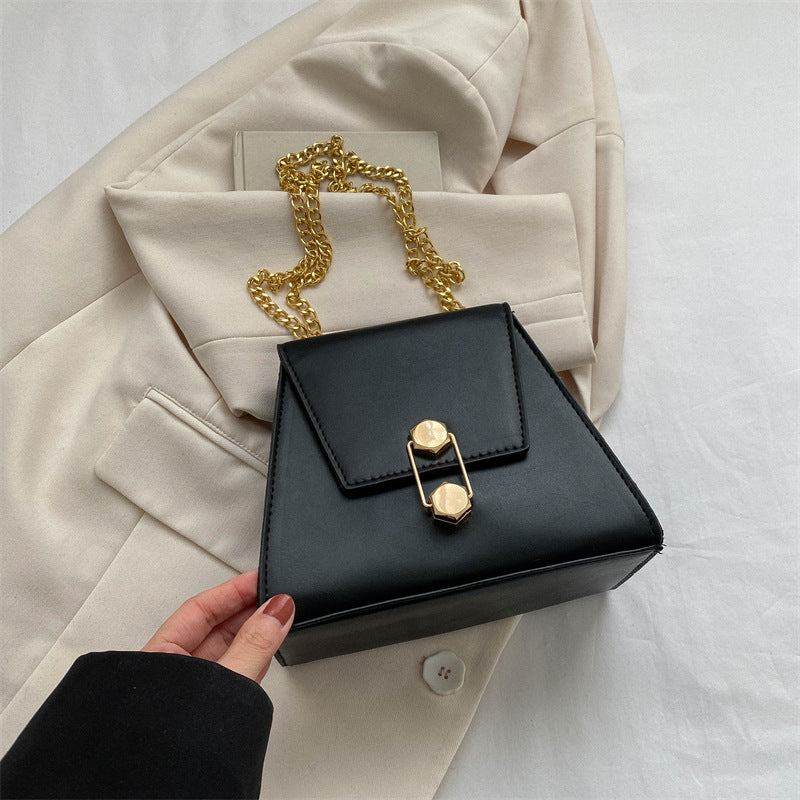 Retro Chain Messenger Bag for Women - Luxevoix
