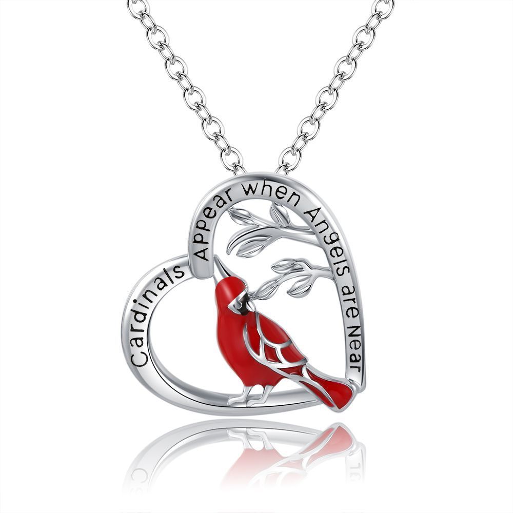 Collana Cuore Cardinale Regalo