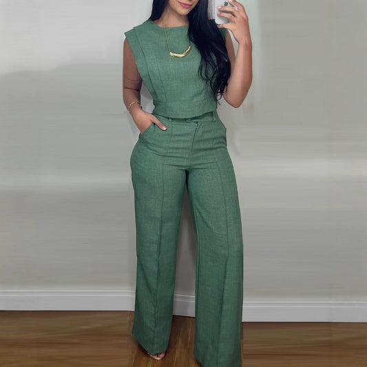 Completo Estivo Top Pantaloni