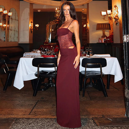 Vestito Y2K Pizzo Spalline