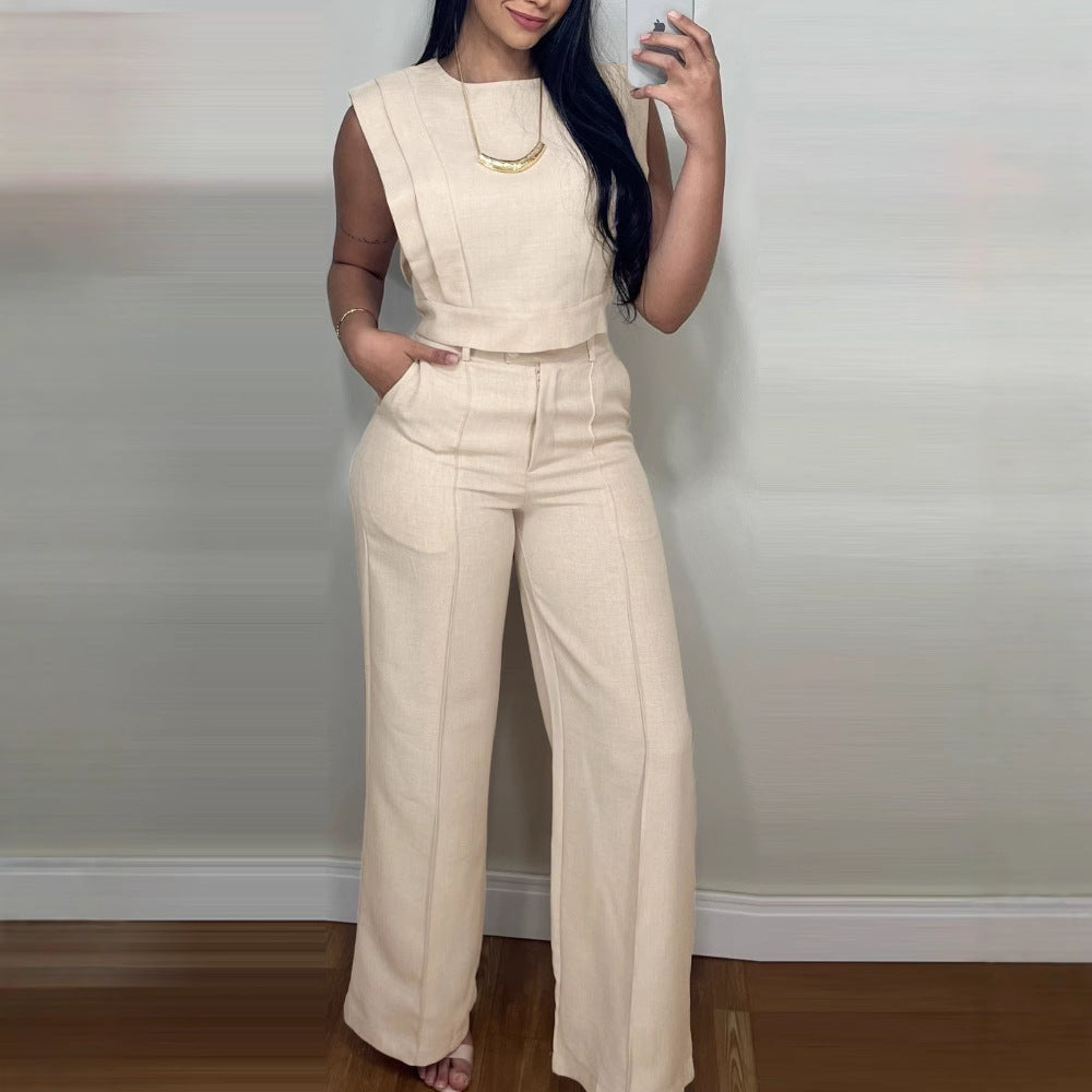 Completo Estivo Top Pantaloni