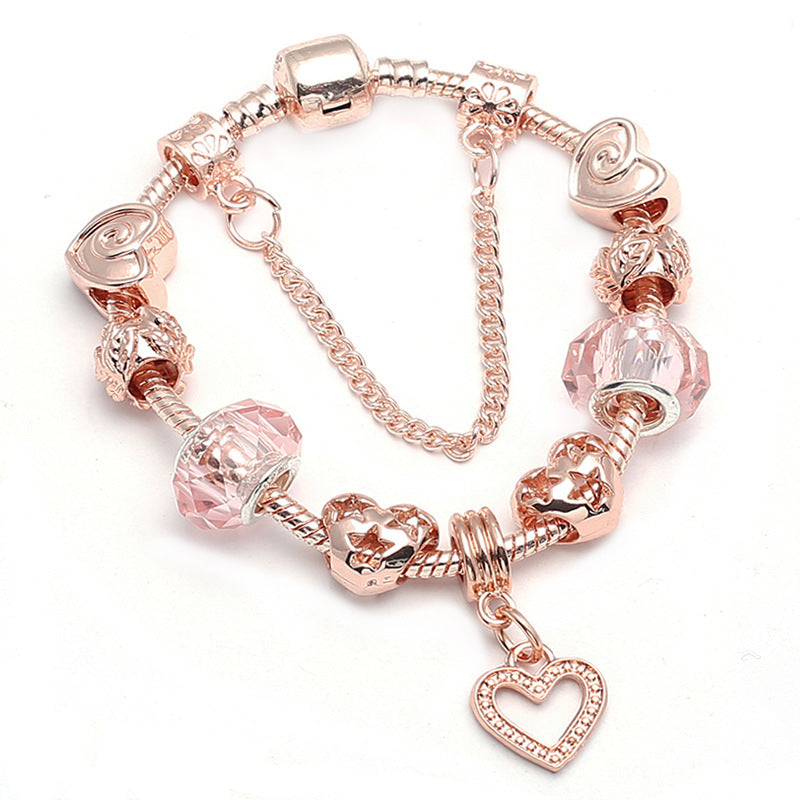 Braccialetto Oro Rosa Geometrico