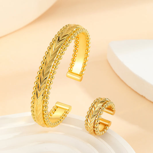 Set 2 Braccialetti Vintage Oro