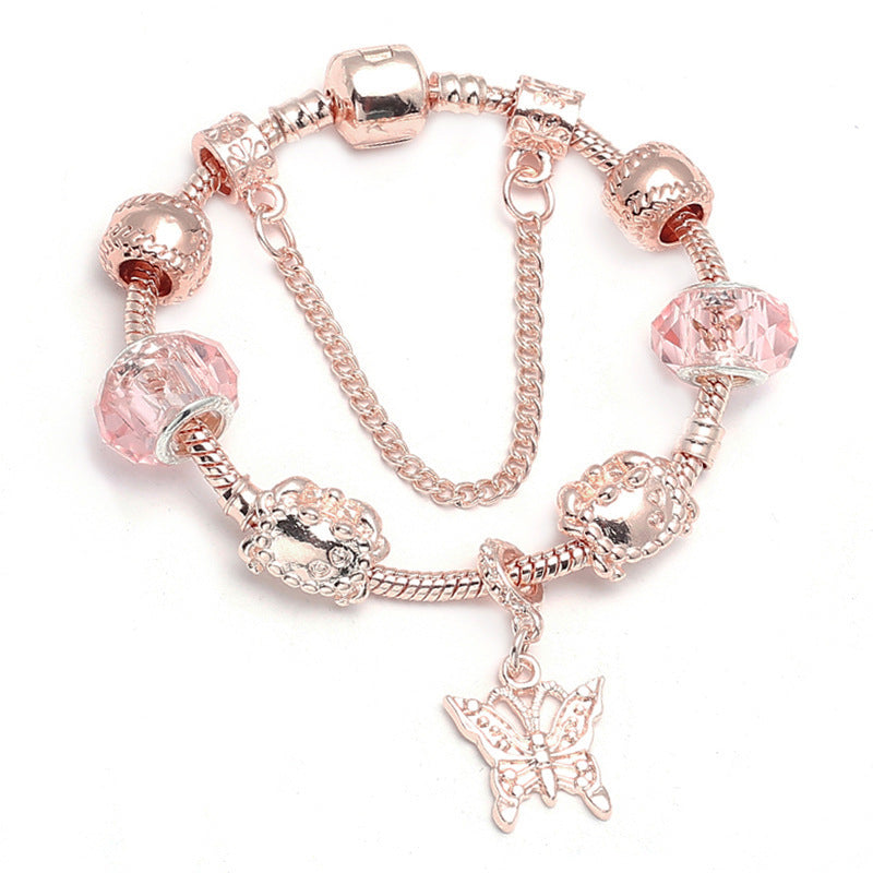 Braccialetto Oro Rosa Geometrico
