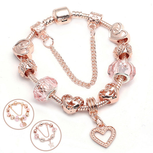 Braccialetto Oro Rosa Geometrico